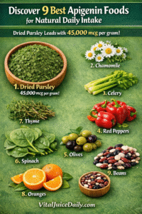 9 Best Apigenin Foods for Natural Daily Intake