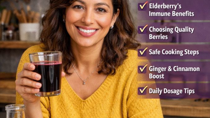 5 Powerful Elderberry Juice Recipe for Immune Support Tips
